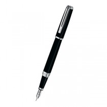 Waterman Exception Slim Black Lacquer ST hrot F