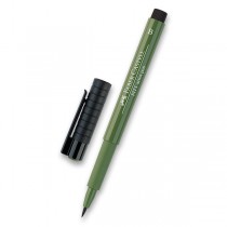 Popisovač Faber-Castell Pitt Artist Pen Brush - zelené odstíny 174