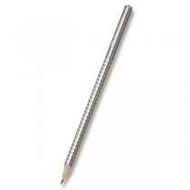 Grafitová tužka Faber-Castell Sparkle - perleťové odstíny stříbrná