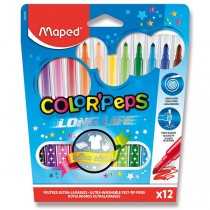 Dětské fixy Maped Color´Peps Long Life 12 barev