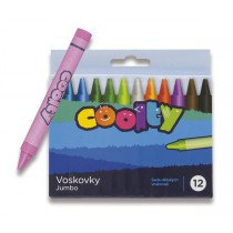 Voskovky Coolty Jumbo 12 barev