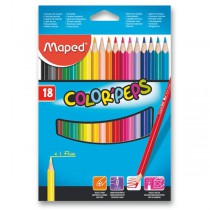 Pastelky Maped Color´Peps 18 barev