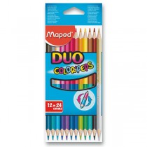 Pastelky Maped Color´Peps Duo oboustranné pastelky, 24 barev