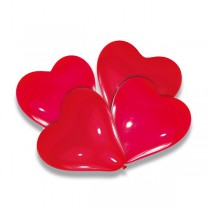 Nafukovací balónky - srdce 4 ks