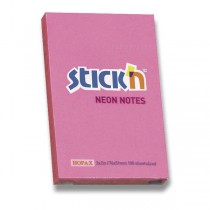 Samolepicí bloček Hopax Stick’n Notes Neon růžový