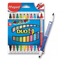 Dětské fixy Maped Color´Peps Duo Tip 10 oboustranných fixů