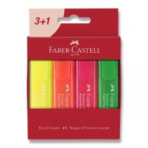 Zvýrazňovač Faber-Castell Textliner 46 4 kusy