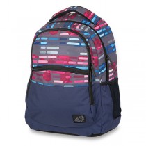 Školní batoh Walker Base Classic Lines Blue Pink