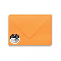 Barevná obálka Clairefontaine oranžová, 75 x 100 mm