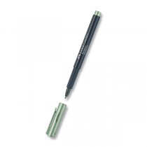 Popisovač Faber-Castell Pitt Artist Pen Metallic ledově zelená