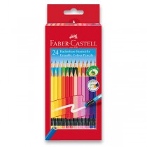 Pastelky Faber-Castell s barevnou pryží 24 barev