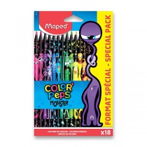 Pastelky Maped Color´Peps Monster 18 barev