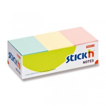 Samolepicí bločky Hopax Stick’n Notes 38 x 51 mm, pastelové