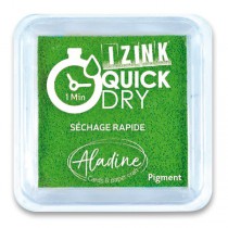 Razítkovací polštářek Aladine Izink Quick Dry zelená