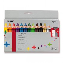 Lamy 3plus pastelky, 12 barev