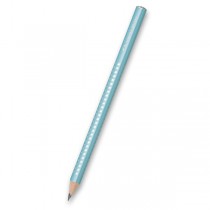 Grafitová tužka Faber-Castell Jumbo Sparkle - perleťové odstíny tyrkysová