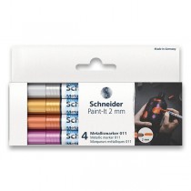 Metalický popisovač Schneider Paint-It 011 souprava V1, 4 barvy