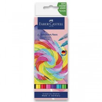 Popisovač Faber-Castell Goldfaber Aqua Dual Marker Candy shop sada, 6 barev