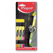 Zvýrazňovač Maped Fluo Peps Duo Neon sada, 3 ks