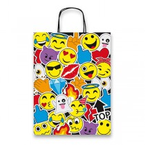 Dárková taška Emoji různé rozměry 160 x 80 x 210 mm