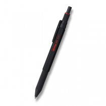 Kuličková tužka Multipen Rotring 600 Black 3 v 1 3 barvy + mechanická tužka 0,5mm