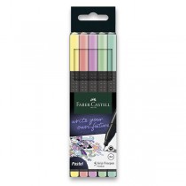 Fineliner Faber-Castell Grip 5 barev, pastel