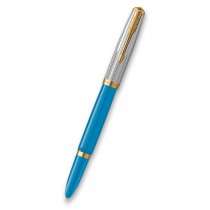 Parker 51 Premium  Turquoise GT plnicí pero hrot F