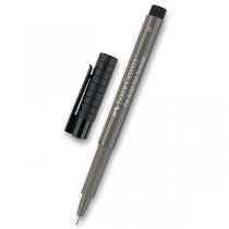 Popisovač Faber-Castell Pitt Artist Pen šedý hrot S
