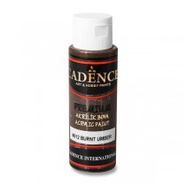 Akrylové barvy Cadence Premium 70 ml, výběr barev umbra