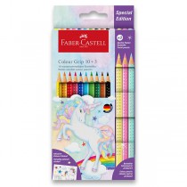 Pastelky Faber-Castell Colour Grip Unicorn souprava, 13 ks