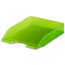 Kancelářský odkladač Durable Basic transparentní, výběr barev transp. zelená