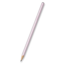 Grafitová tužka Faber-Castell Sparkle - perleťové odstíny výběr barev sv. růžová