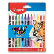 Dětské fixy Maped Color´Peps Animals 12 barev