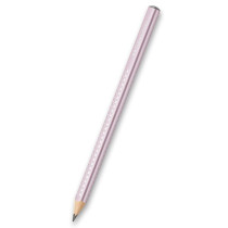 Grafitová tužka Faber-Castell Sparkle Jumbo perleťové odstíny, výběr barev růžová