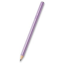 Grafitová tužka Faber-Castell Sparkle Jumbo perleťové odstíny, výběr barev fialová