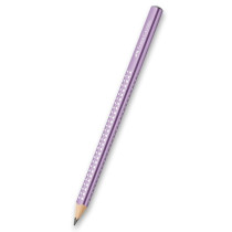 Grafitová tužka Faber-Castell Sparkle Jumbo perleťové odstíny, výběr barev fialová