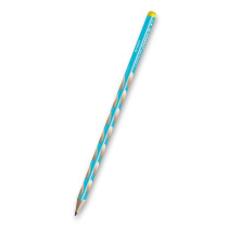 Grafitová tužka Stabilo Easygraph S HB, pro leváky, výběr barev modrá