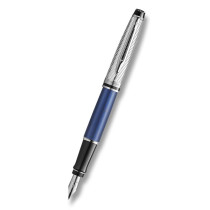 Waterman Expert Deluxe Metalic Blue CT plnicí pero hrot M