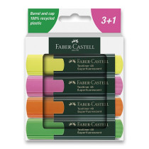 Zvýrazňovač Faber-Castell Textliner 48 sada 4 barev