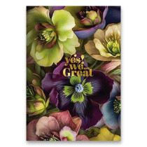 Náčrtník Shkolyaryk Muse Sketch & Note Bloom Dark A5, čistý, 64 listů
