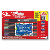 Akrylový popisovač Sharpie Acrylic Marker Brush sada 5 barev