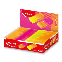 Pryž Maped Neon stojánek 20 ks