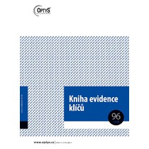 Kniha evidence klíčů A4, 96 listů